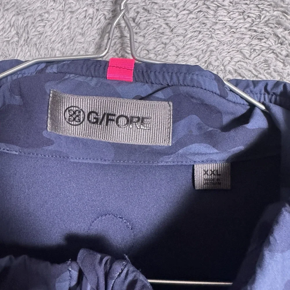 G/FORE Vest Mens 2XL XXL Maverick Hybrid Full Zip Double Knit Camo $325